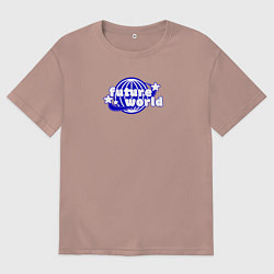 Мужская футболка оверсайз Future world