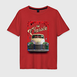 Мужская футболка оверсайз Классика автомобиль Chevrolet Thriftmaster