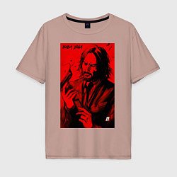 Мужская футболка оверсайз John Wick Baba Yaga art