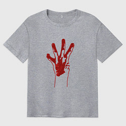 Мужская футболка оверсайз Dead by Daylight Left Behind