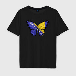 Мужская футболка оверсайз Бабочка Босния и Герцеговина
