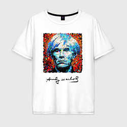 Мужская футболка оверсайз Andy Warhol - celebrity