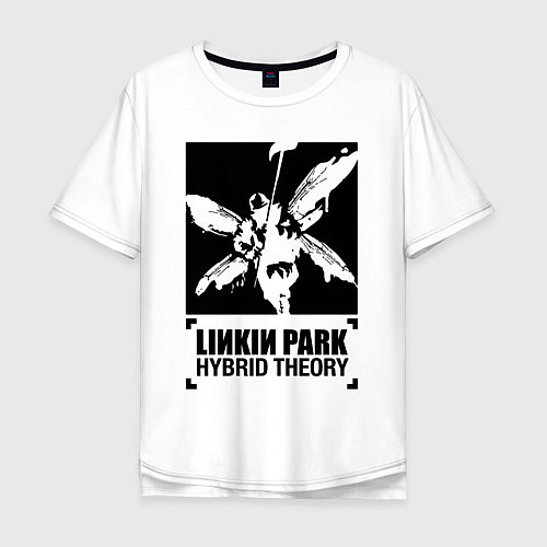 Мужская футболка оверсайз LP Hybrid Theory / Белый – фото 1