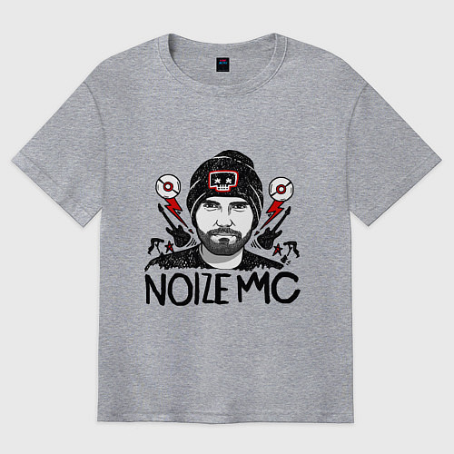 Мужская футболка оверсайз Иван Александрович / Меланж – фото 1