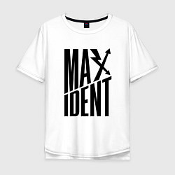 Мужская футболка оверсайз Maxident - black - stray kids