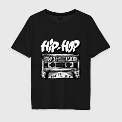 Мужская футболка оверсайз Hip hop oldschool