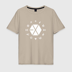 Мужская футболка оверсайз Logo EXO