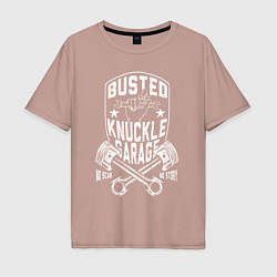 Мужская футболка оверсайз Busted knuckle