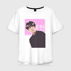 Мужская футболка оверсайз Baekhyun