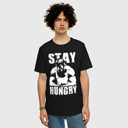 Футболка оверсайз мужская Arnold motivation, цвет: черный — фото 2