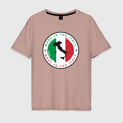 Мужская футболка оверсайз Сделан в Италии