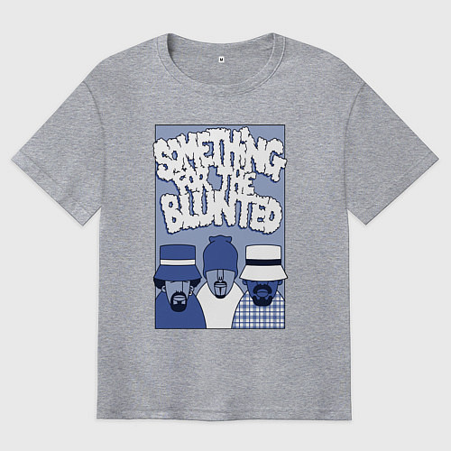 Мужская футболка оверсайз Cypress hill - blunted / Меланж – фото 1