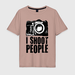 Мужская футболка оверсайз Shoot photographer