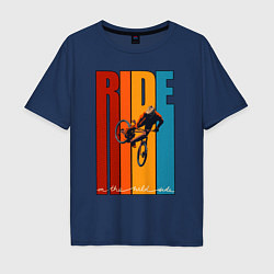 Мужская футболка оверсайз MTB - ride