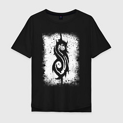 Мужская футболка оверсайз Slipknot logo