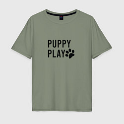 Мужская футболка оверсайз Puppy Play