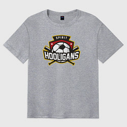 Футболка оверсайз мужская Spirit hooligans, цвет: меланж