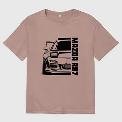 Мужская футболка оверсайз Mazda RX7