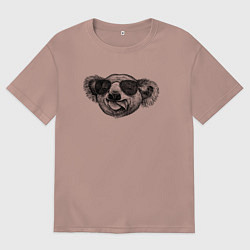 Мужская футболка оверсайз Коала на стиле