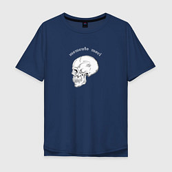 Мужская футболка оверсайз Skull Memento Mori