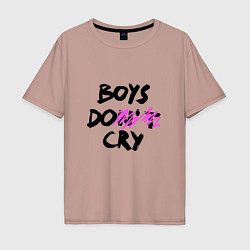 Мужская футболка оверсайз Boys dont cry