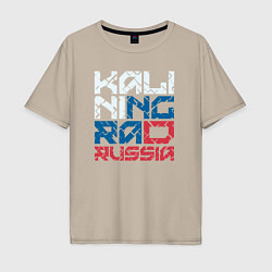 Мужская футболка оверсайз Россия Калиниград