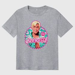 Мужская футболка оверсайз Кен Барби