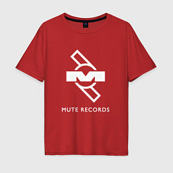 Мужская футболка оверсайз Depeche Mode Mute Records Logo