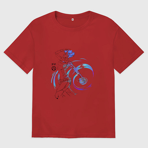 Мужская футболка оверсайз Майя Borderlands / Красный – фото 1