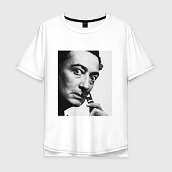 Футболка оверсайз мужская Salvador Dali, цвет: белый