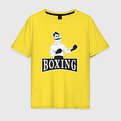 Мужская футболка оверсайз Boxing man