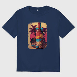 Мужская футболка оверсайз Rum time