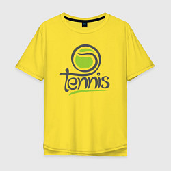 Мужская футболка оверсайз Tennis ball