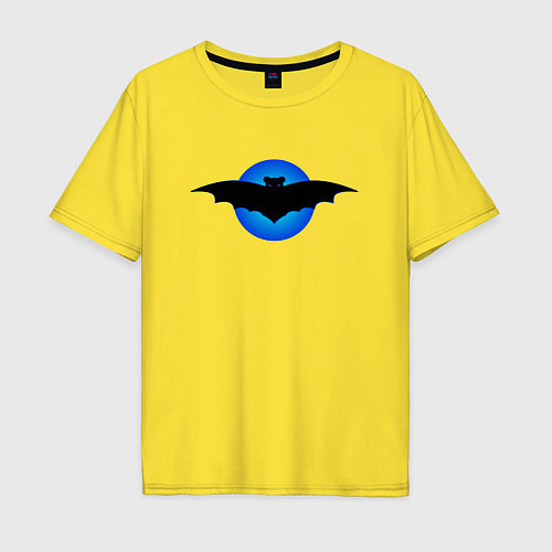 Мужская футболка оверсайз Мышь синеглазая / Желтый – фото 1