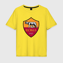 Футболка оверсайз мужская Roma sport fc, цвет: желтый