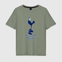 Футболка оверсайз мужская Tottenham Hotspur fc sport, цвет: авокадо