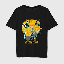 Мужская футболка оверсайз Клинок, рассекающий демонов: Зеницу Агацума