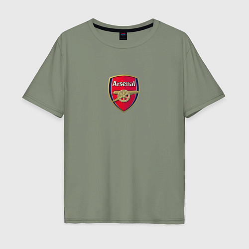 Мужская футболка оверсайз Arsenal fc sport club / Авокадо – фото 1