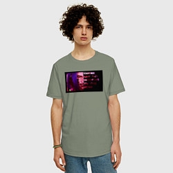 Футболка оверсайз мужская Джинкс - League Of Legends, цвет: авокадо — фото 2