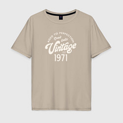 Мужская футболка оверсайз 1971 год - выдержанный до совершенства