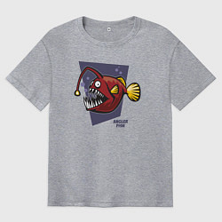 Мужская футболка оверсайз Морской чёрт