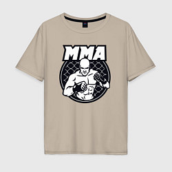Мужская футболка оверсайз Warrior MMA
