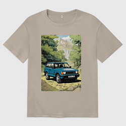 Мужская футболка оверсайз Land Rover - Range Rover 1998