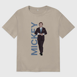 Мужская футболка оверсайз Микки Пирсон