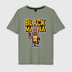 Мужская футболка оверсайз Kobe black mamba