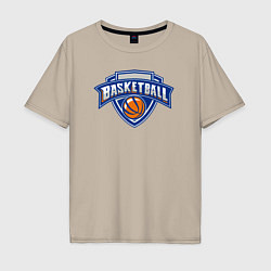 Мужская футболка оверсайз Basketball team