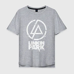 Футболка оверсайз мужская Linkin Park - white, цвет: меланж