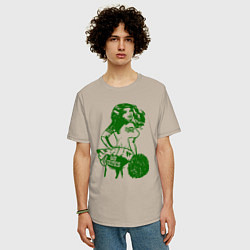 Футболка оверсайз мужская Go Celtics, цвет: миндальный — фото 2