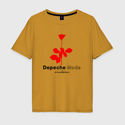 Мужская футболка оверсайз Depeche Mode - Violator album logo