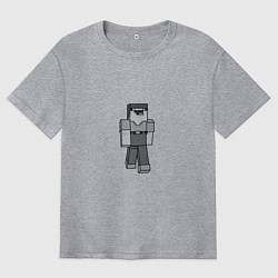 Мужская футболка оверсайз Нубик